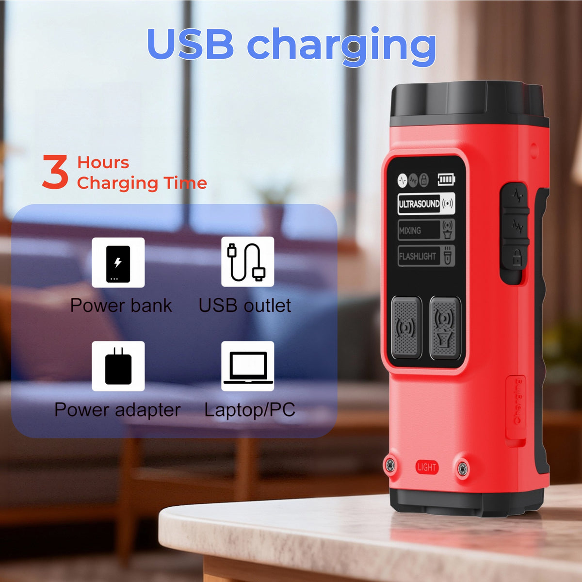 Dog Bark Deterrent Device, Rechargeable Anti-Barking Device for Indoor and Outdoor Use, Compact Bark Control Tool for Dogs, Safe and Humane Behavior Training