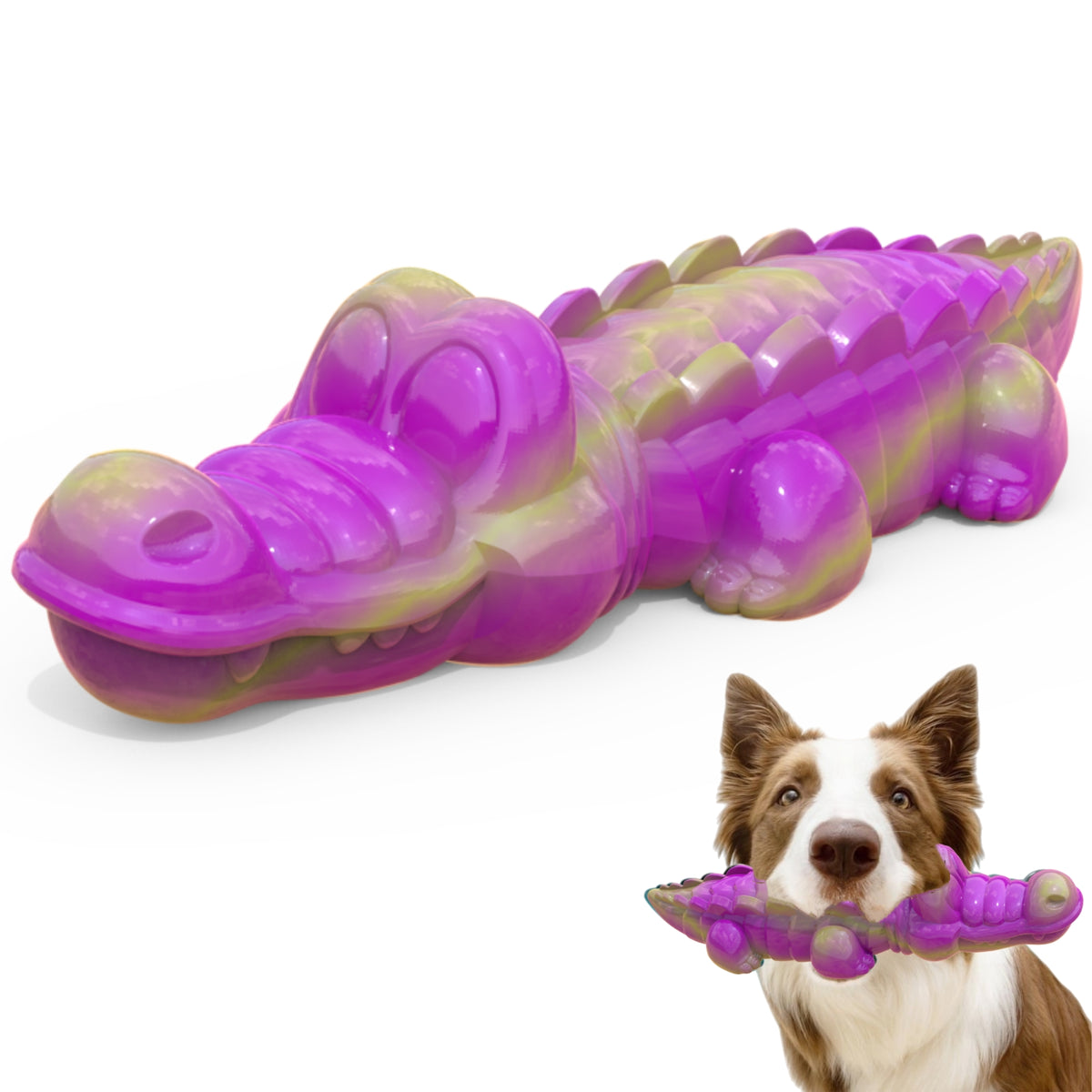 Dog Toys for Aggressive Chewers, Indestructible Nylon Dog Toys, Durable Interactive Dog Chewing Toys for Medium Large Dogs to Keep Them Busy