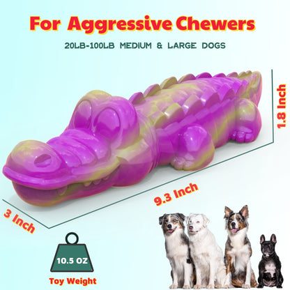 Dog Toys for Aggressive Chewers, Indestructible Nylon Dog Toys, Durable Interactive Dog Chewing Toys for Medium Large Dogs to Keep Them Busy