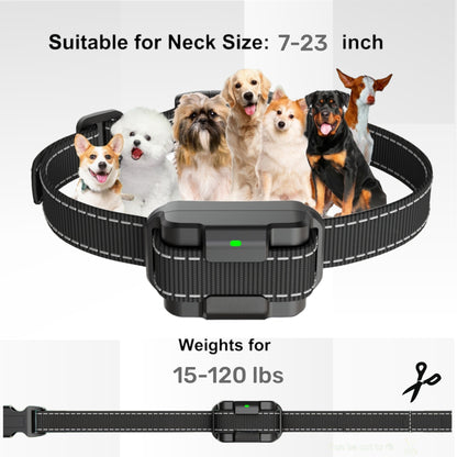 Dog Training Collar with Remote, 3 Training Modes, 3000 Ft Range, Rechargeable IPX7 Waterproof Shock Collar for Medium and Large Dogs, 15-120 lbs