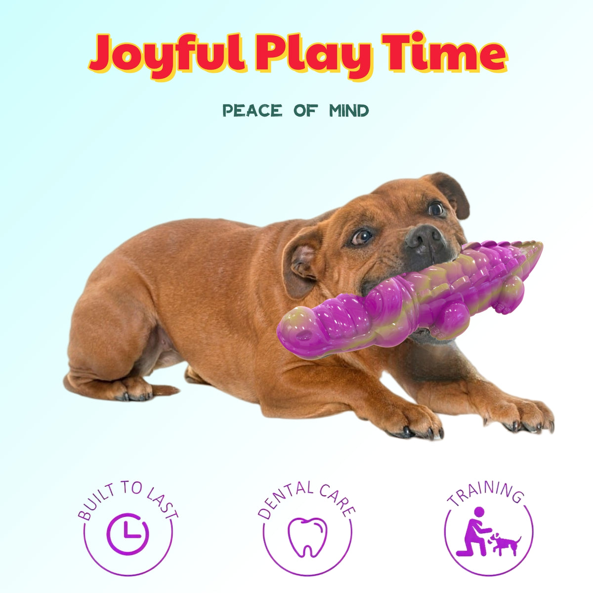Dog Toys for Aggressive Chewers, Indestructible Nylon Dog Toys, Durable Interactive Dog Chewing Toys for Medium Large Dogs to Keep Them Busy
